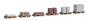 Preview: BUSCH 1813 H0 Paletten mit Baumaterial 
